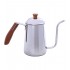 Bule Bico Fino 700ML Inox Cabo Madeira Mimo Style